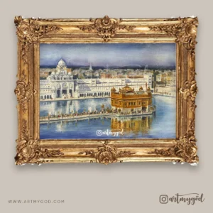 Golden temple painting